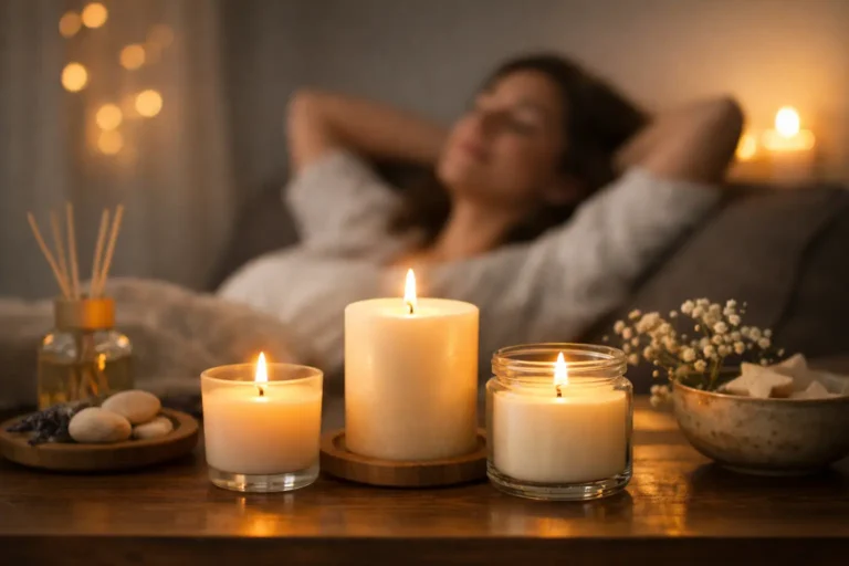 Candele profumate per rilassarsi la sera