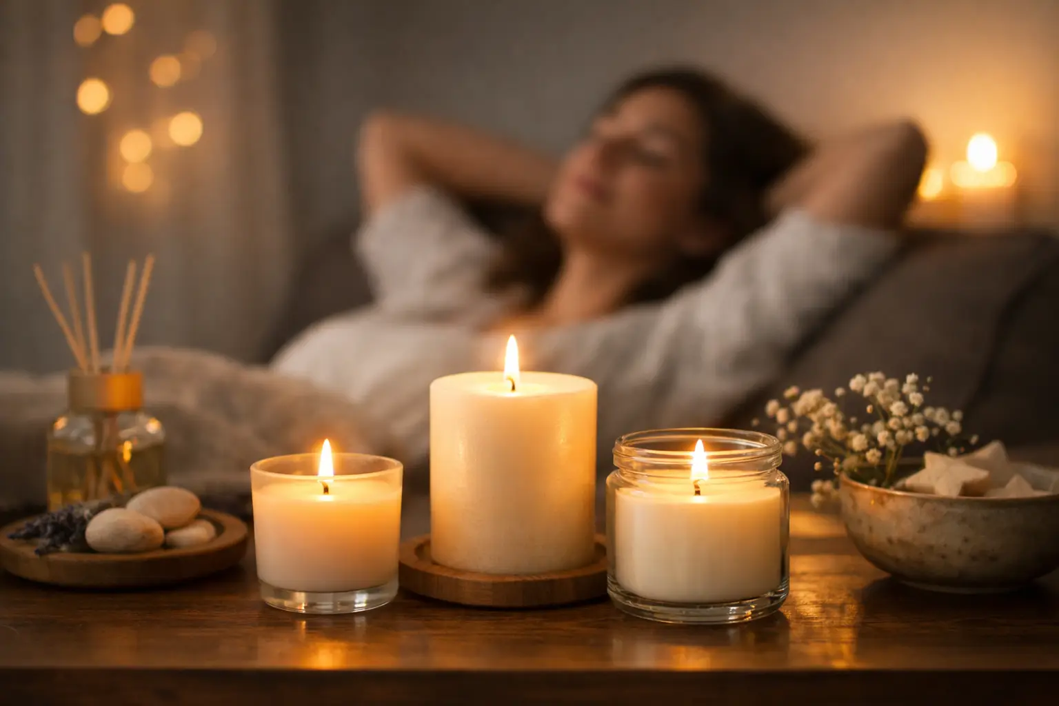 Candele profumate per rilassarsi la sera