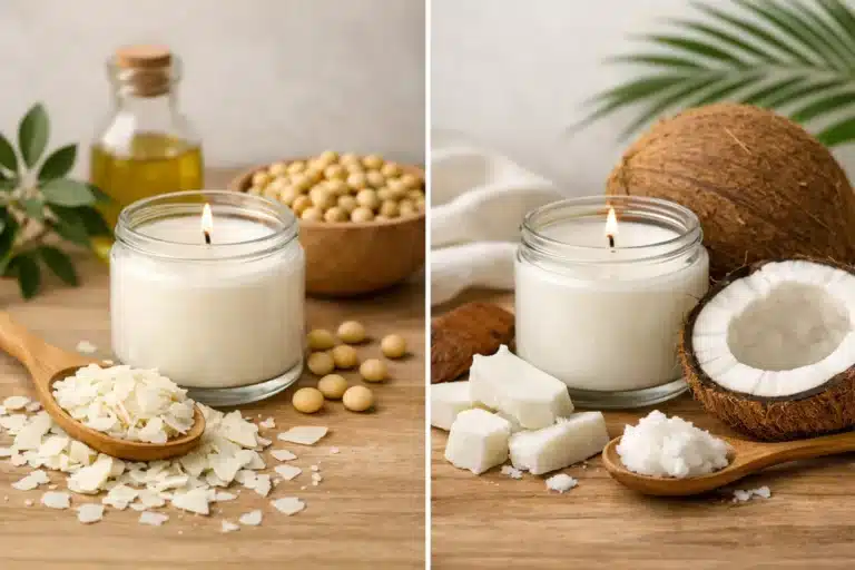 Cera di soia vs cocco: differenze e scelta