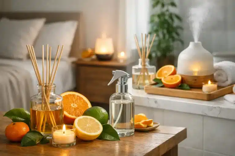 Fragranze agrumate per casa, stanza per stanza